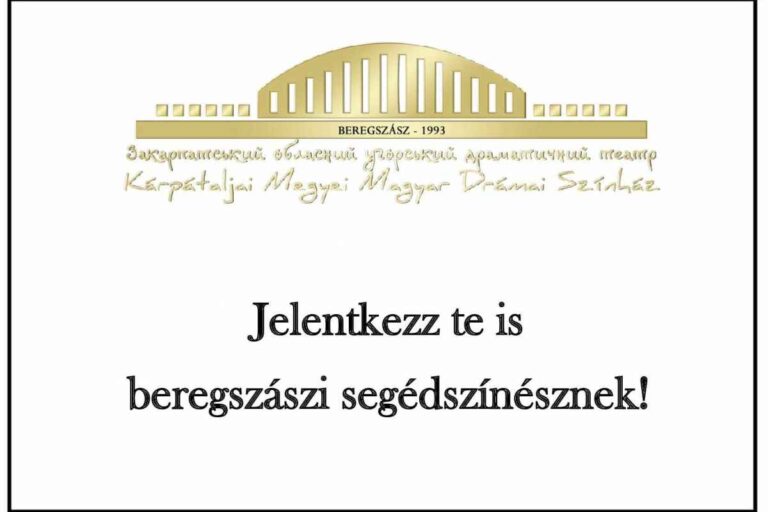 Segédszínészeket keres a beregszászi színház