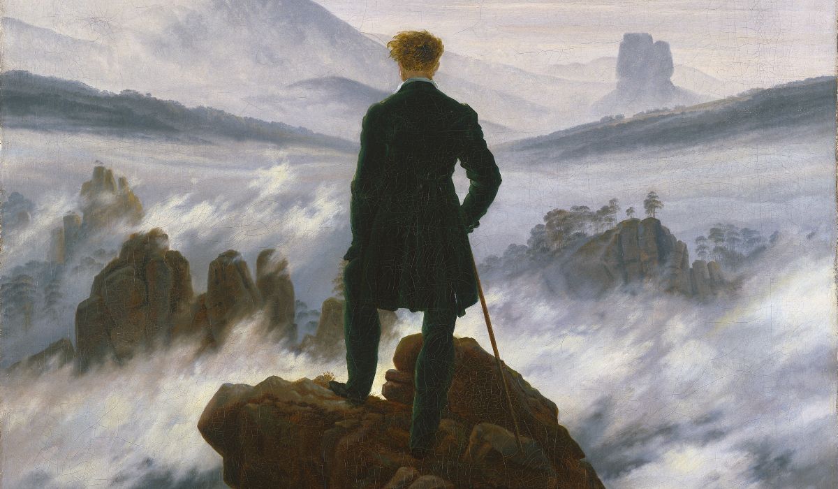 Caspar David Friedrich: Vándor a Ködtenger felett (1818)