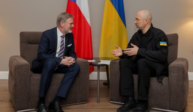 Ungváron tartott találkozót az ukrán és a cseh miniszterelnök