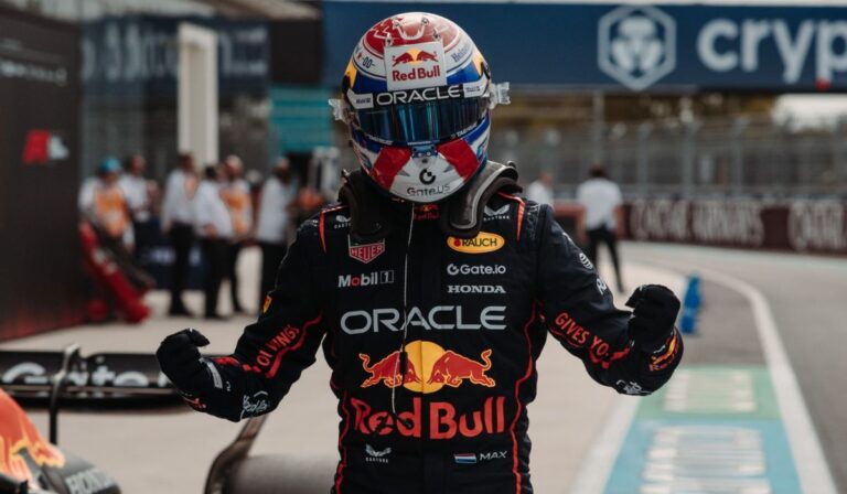 Verstappen Miami Nagydíj időmérő után