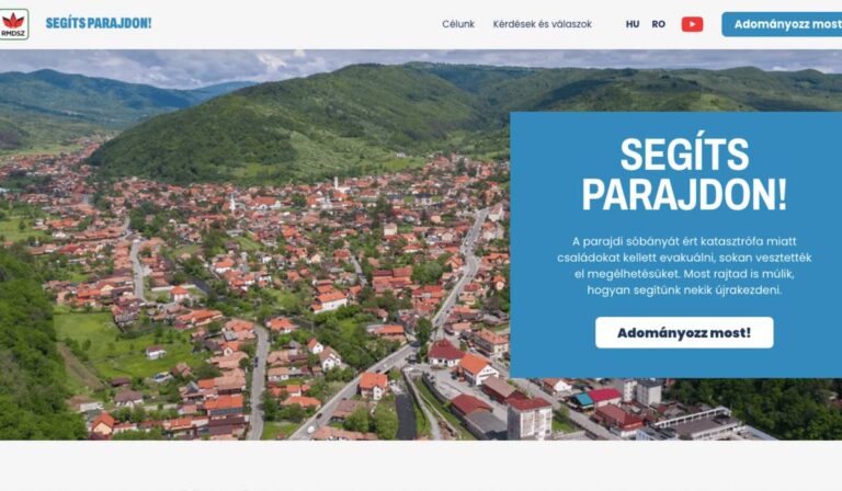 Segíts Parajdon! – adománygyűjtő oldal indult
