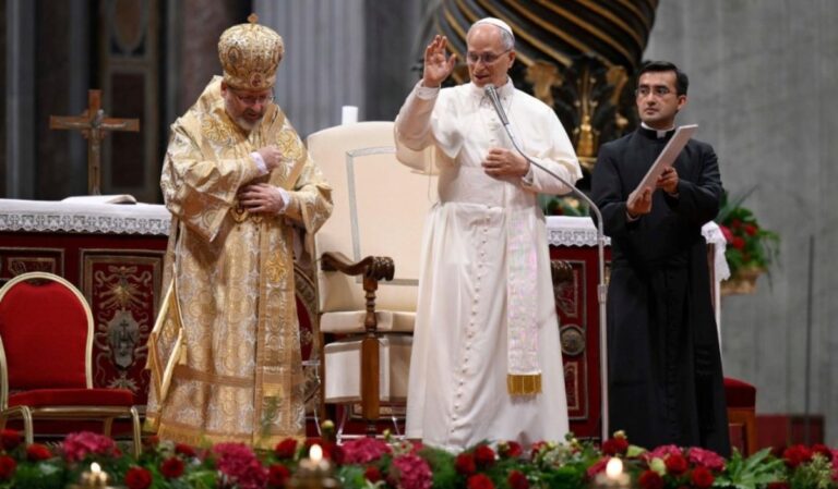 XIV. Leó pápa ukrán zarándokokkal találkozott a Vatikánban