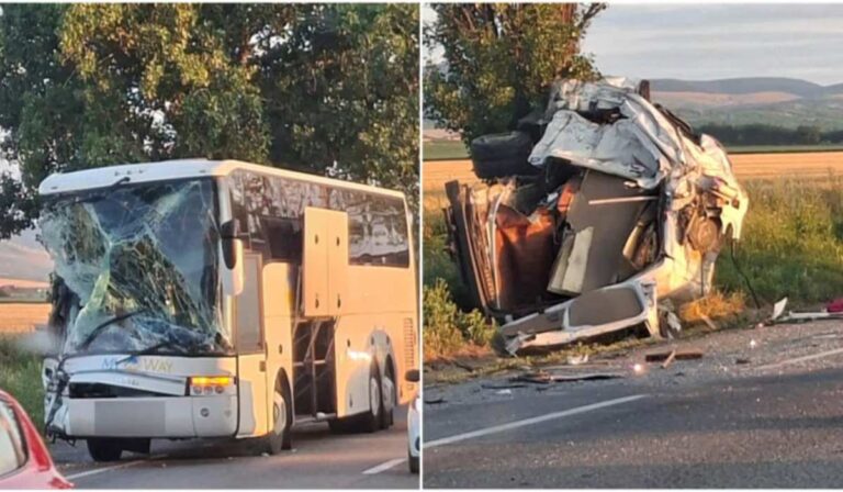 Ukránokat szállító busz szenvedett balesetet Romániában
