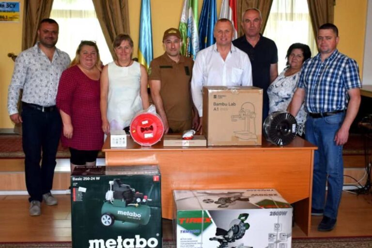 Adomány a Beregszászi Területvédelmi Zászlóaljnak