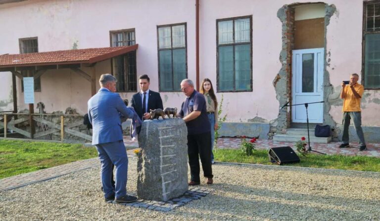 Matl Péter-szobrot avattak fel Beregszász központjában