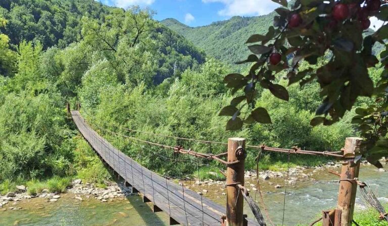 Kárpátalja ma: Vucskómező függőhídja