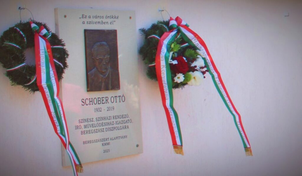 Schober Ottó emléktábla