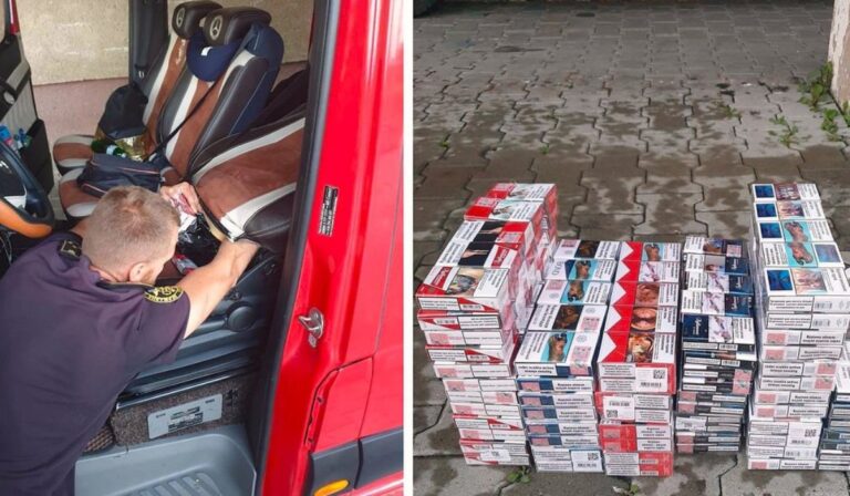 Csempészett cigarettát foglaltak le a nevetlenfalui határátkelőn