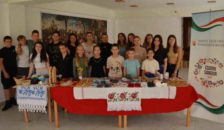 Kézműves tábort rendeztek Viharoson