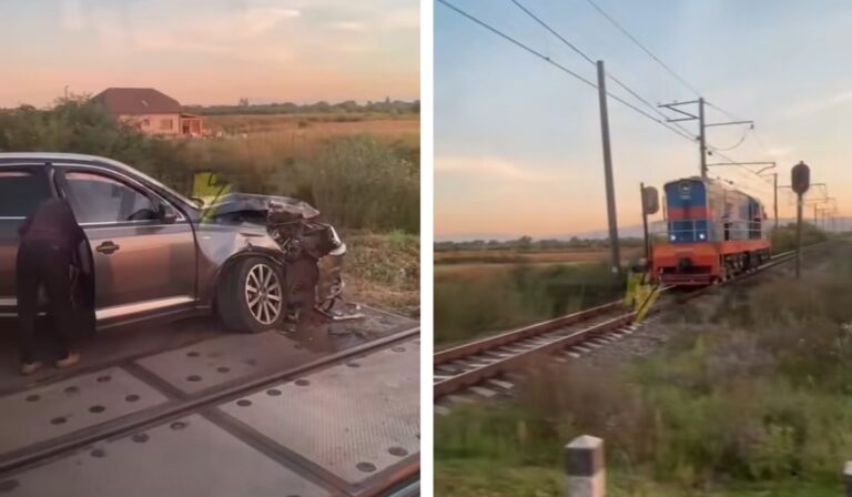 Autó ütközött vonattal Tarnóc közelében