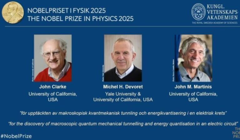 Kvantummechanikai kutatásokért ítélték oda idén a fizikai Nobel-díjat