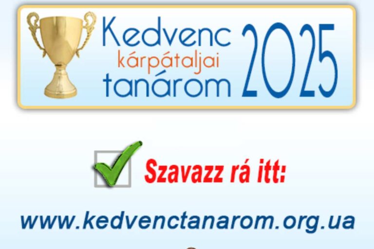 Szavazzon kedvenc kárpátaljai tanárára