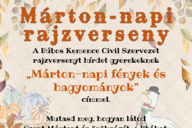 Rajzverseny a Márton-napi hagyományok jegyében