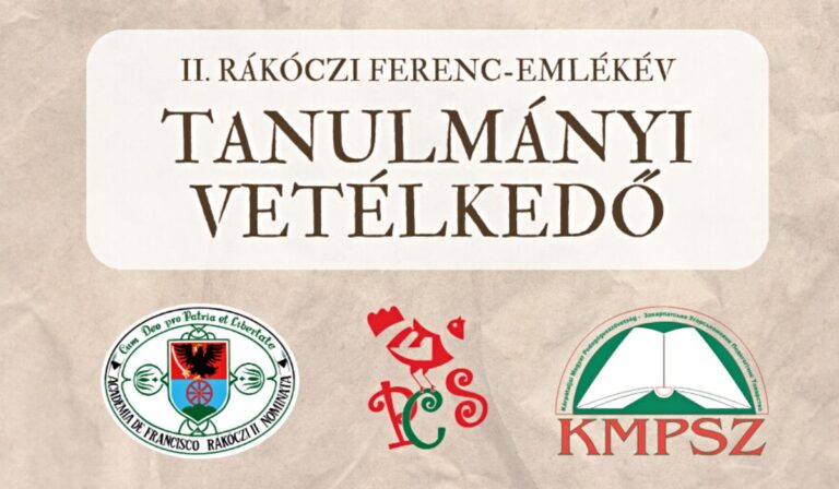 Tanulmányi vetélkedő a II. Rákóczi Ferenc-emlékév alkalmából