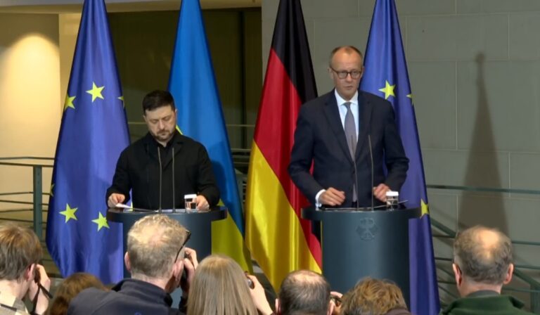 Volodimir Zelenszkij nélkül folytatódnak a tárgyalások Berlinben