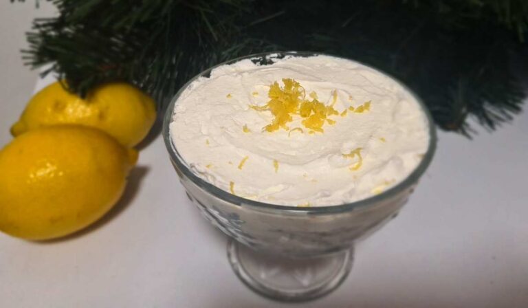 Citromos pohárkrém
