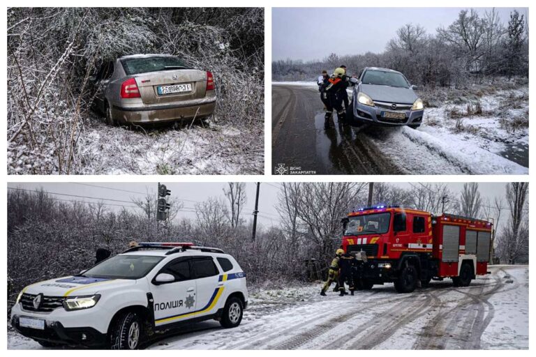 Több baleset is történt Beregszászban a csúszós utak miatt