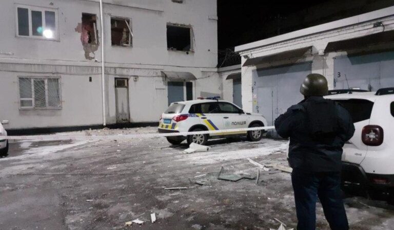 Robbanás történt Dnyipro egyik rendőrségi épületénél