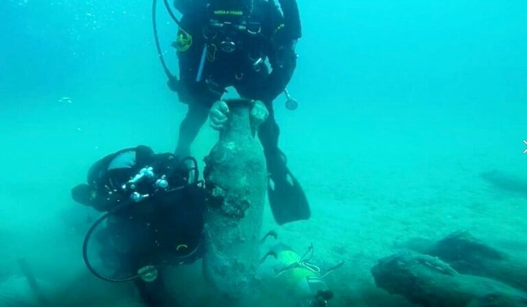 Rendkívüli régészeti leletre bukkantak Olaszország partjainál