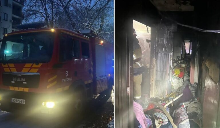 Tűz ütött ki egy ötemeletes lakóházban Ungváron