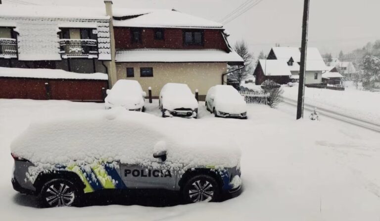 Havazás nehezíti a közlekedést Szlovákiában