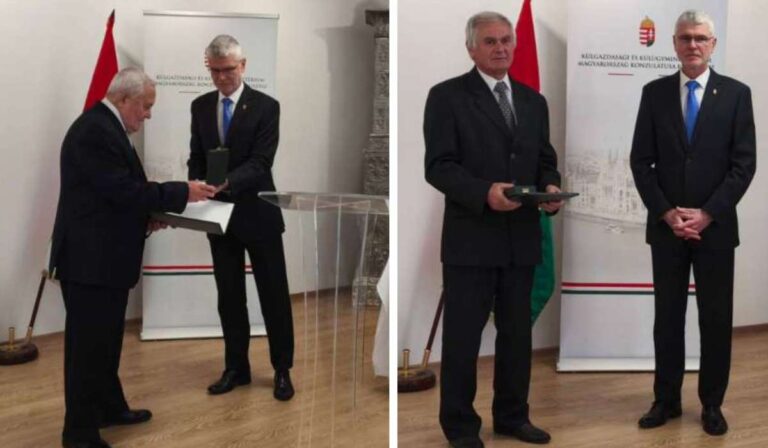 Magyar állami kitüntetéseket adtak át a beregszászi konzulátuson