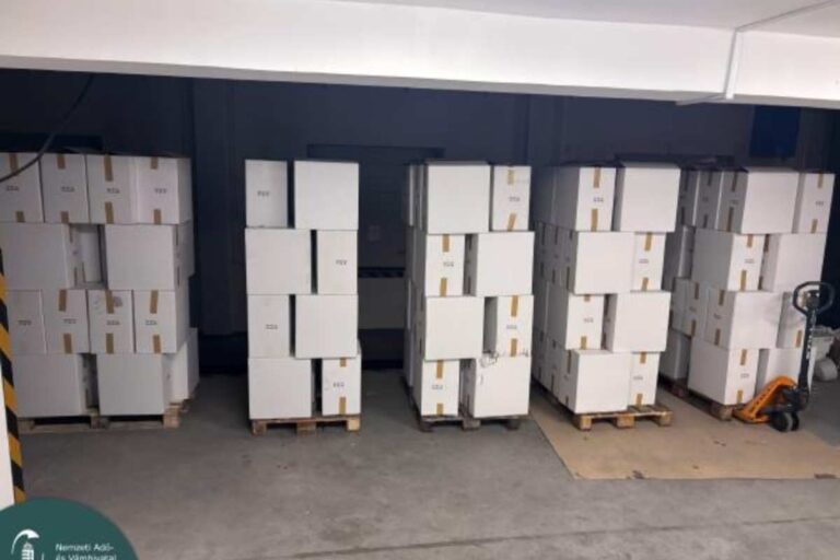 NAV: 60 ezer doboz csempészcigarettát találtak egy ukrán teherautóban