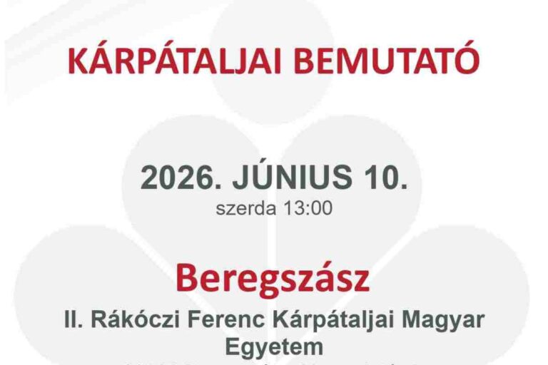 Tehetségek mutatkoznak be Beregszászban