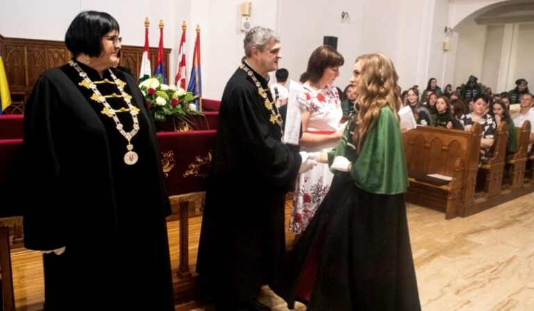 Graduation ceremony at the University of Rakoczi
