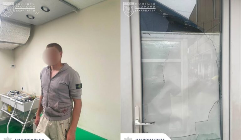 Betörték egy üzlet kirakatát Beregszászban