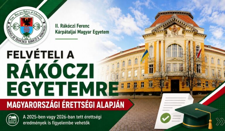 Felvételi a Rákóczi Egyetemre magyarországi érettségi alapján