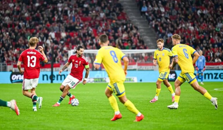 Nemzetek Ligája: hétfőn ismét megmérkőzik egymással az ukrán és magyar válogatott